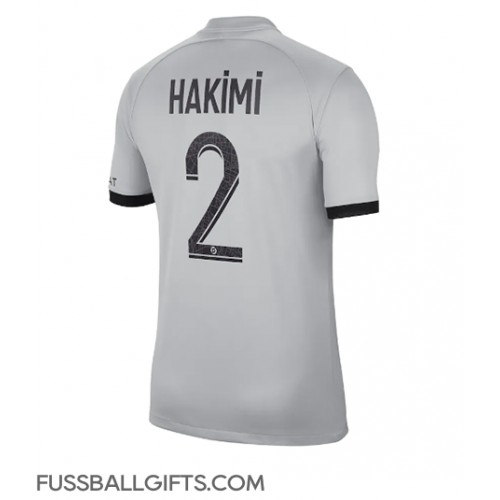 Paris Saint-Germain Achraf Hakimi #2 Fußballbekleidung Auswärtstrikot 2022-23 Kurzarm